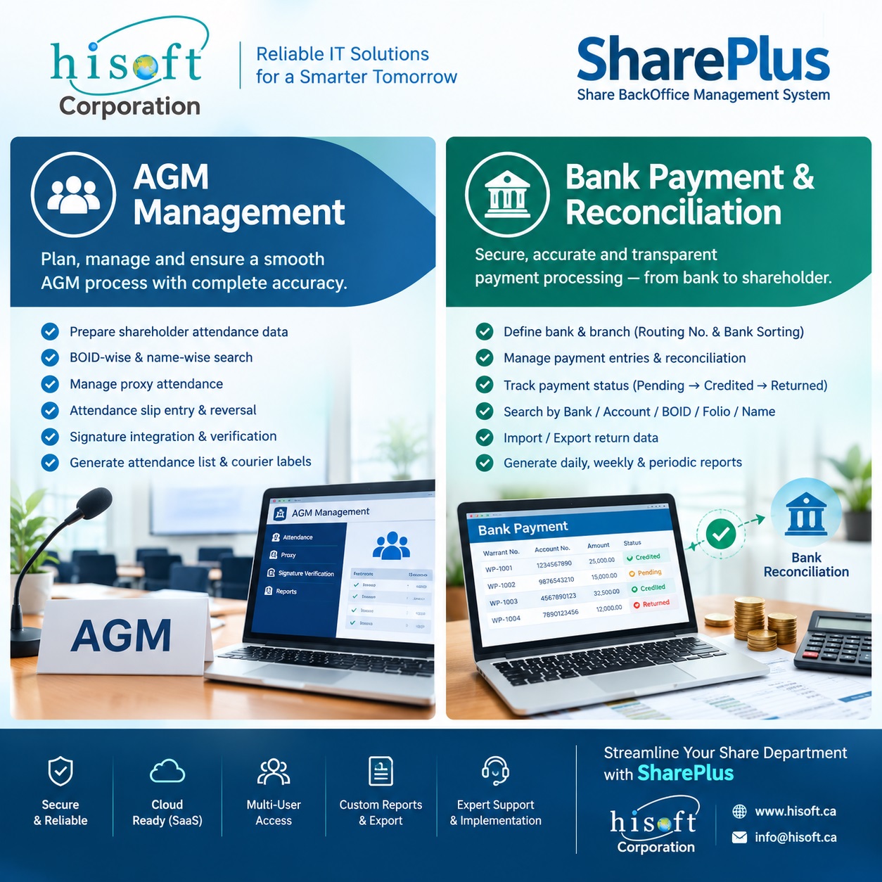 SharePlus SaaS Application (Share BackOffice) screen 5